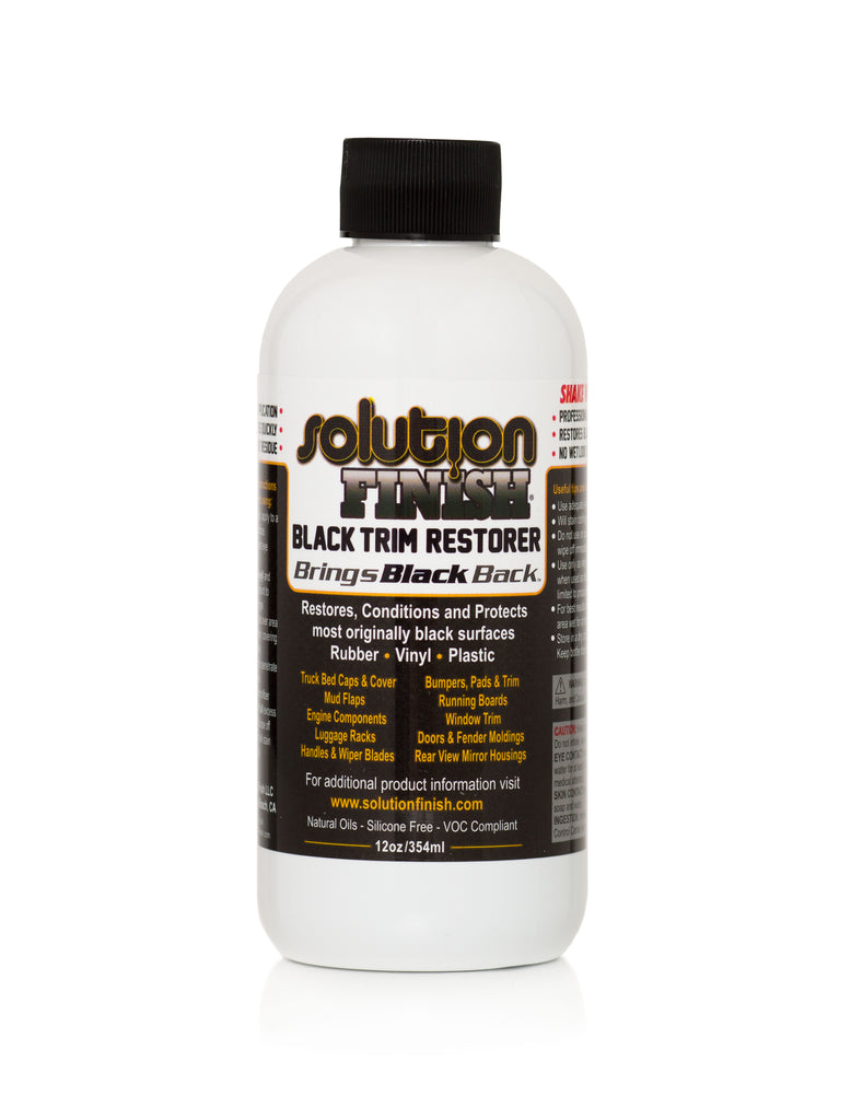 Solution Finish Black Trim Restorer - Farba do plastików zewnętrznych 354ml  - sklep